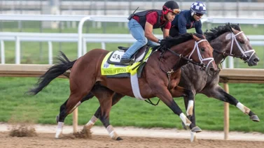Así trabajaron esta semana los competidores del Kentucky Derby (G1) de 2024