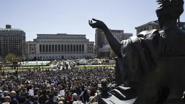 Universidad de Columbia iniciará las clases remotas por protestas anti-Israel en el campus Universidad de Columbia iniciará las clases remotas por protestas anti-Israel en el campus