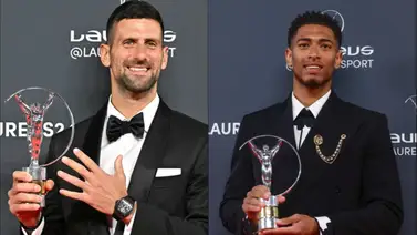 Esto dijeron Jude Bellingham, Usain Bolt y Novak Djokovic desde los premios Laureus (+Video) Esto dijeron Jude Bellingham, Usain Bolt y Novak Djokovic desde los premios Laureus (+Video)