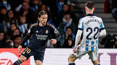 LaLiga: ¡Final! El Real Madrid venció a la Real Sociedad por la mínima LaLiga: ¡Final! El Real Madrid venció a la Real Sociedad por la mínima