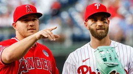 MLB: ¡Dos pesos pesados! Trout y Harper se verán las caras esta noche en Anaheim