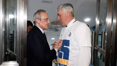 Florentino Pérez da voto de confianza a Carlo Ancelotti Florentino Pérez da voto de confianza a Carlo Ancelotti