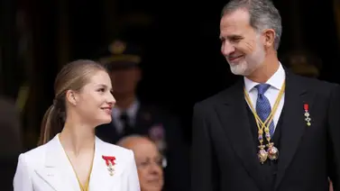 El rey Felipe VI reaparece tras la difusión de las fotos de la princesa Leonor El rey Felipe VI reaparece tras la difusión de las fotos de la princesa Leonor
