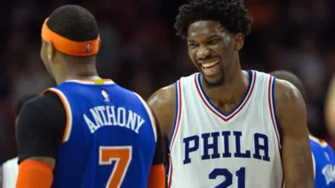 NBA: ¿Decepcionante? Carmelo Anthony supera a Joel Embiid en este apartado