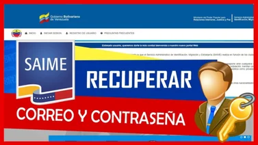 SAIME: Así puedes recuperar tu contraseña sin acudir a gestores