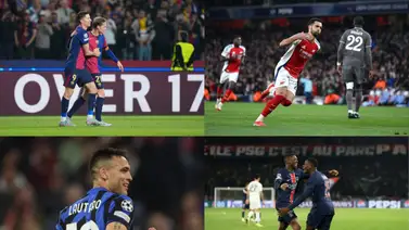 Así quedaron los partidos de ida de cuartos de final de Champions League Así quedaron los partidos de ida de cuartos de final de Champions League