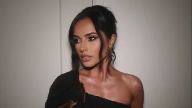 Becky G se roba las miradas con efusivo escote en Los Ángeles 