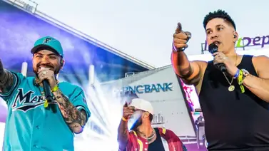 Chyno y Nacho hacen vibrar el LoanDepot Park tras victoria de los Marlins Chyno y Nacho hacen vibrar el LoanDepot Park tras victoria de los Marlins