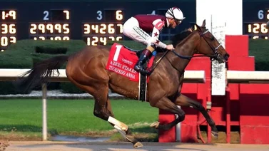 Thorpedo Anna se lleva el Apple Blossom Handicap y se mantiene invicta en el 2025