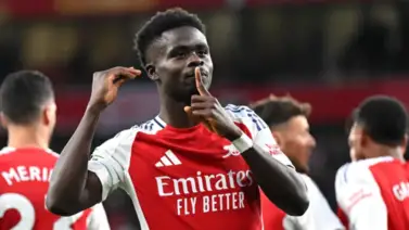 UEFA Champions League: Bukayo Saka recreó la icónica celebración de Henry en el Santiago Bernabéu (+Foto) UEFA Champions League: Bukayo Saka recreó la icónica celebración de Henry en el Santiago Bernabéu (+Foto)
