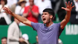 Carlos Alcaraz se prepara para la final del Barcelona Open ante Rune