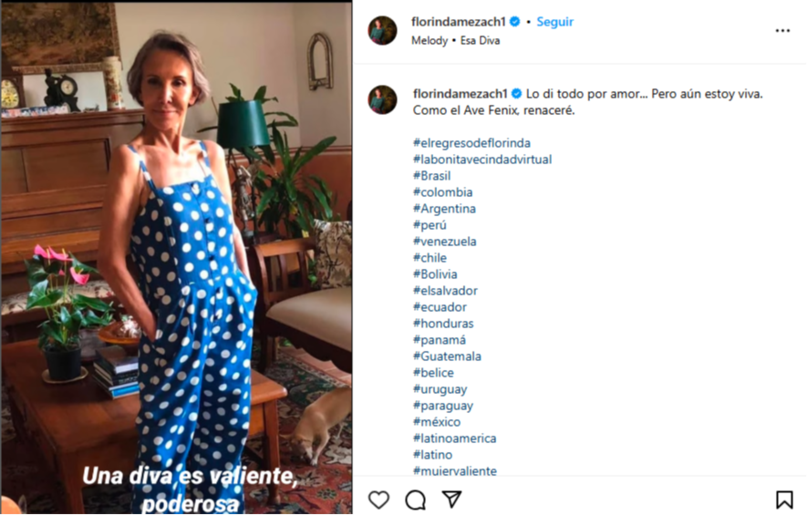 Florinda Meza: "Aún estoy viva como el Ave Fénix"