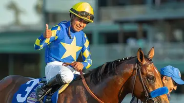 El campeón de dos años contará con esta sensacional monta para el Derby El campeón de dos años contará con esta sensacional monta para el Derby