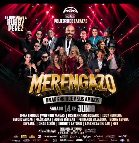 "El Merengazo" de Omar Enrique rendirá homenaje a Rubby Pérez 