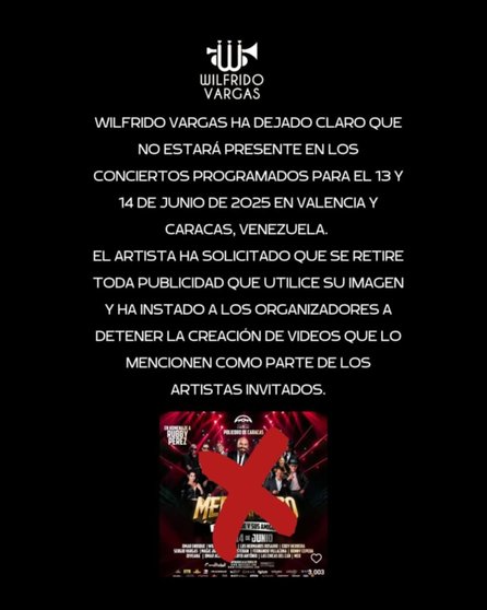 Omar Enrique entra en disputa legal con el equipo de Wilfrido Vargas- Omar Enrique entra en disputa legal con el equipo de Wilfrido Vargas