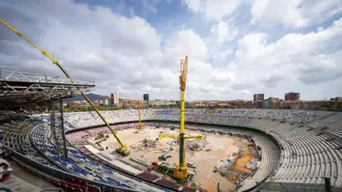 El Spotify Camp Nou ya luce césped: Así se ve en este momento (+Video) El Spotify Camp Nou ya luce césped: Así se ve en este momento (+Video)