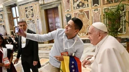 "Gracias por tu sencillez": las palabras de un venezolano que conoció al papa Francisco
