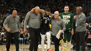NBA: ¡Se confirma lo peor! Damian Lillard sufre desgarro en el tendón de Aquiles