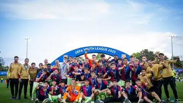 ¡El primer triplete! Barcelona celebra la conquista de la Champions juvenil ¡El primer triplete! Barcelona celebra la conquista de la Champions juvenil