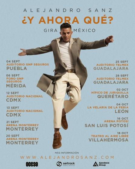 Alejandro Sanz hace importante anuncio para todos sus fanáticos 