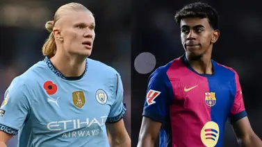 Haaland disfruta de Lamine Yamal Haaland disfruta de Lamine Yamal