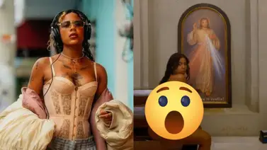 Tokischa habla de Dios, tras polémica por posar con poca ropa en una iglesia Tokischa habla de Dios, tras polémica por posar con poca ropa en una iglesia