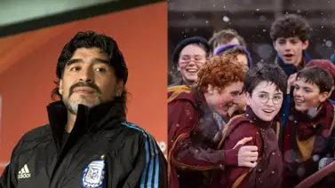 Diego Maradona aparece por sorpresa en la nueva serie de Harry Potter Diego Maradona aparece por sorpresa en la nueva serie de Harry Potter