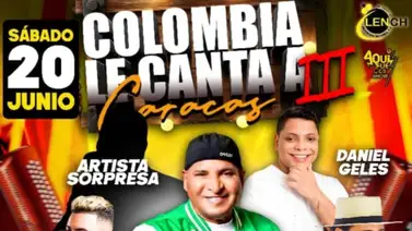 "Colombia le canta a Caracas y a Valencia III" tiene nueva fecha "Colombia le canta a Caracas y a Valencia III" tiene nueva fecha
