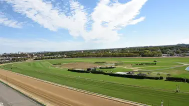 Chad Brown va por 1-2-3 en el primer stakes de grama que se celebra en Ozone Park durante la temporada Chad Brown va por 1-2-3 en el primer stakes de grama que se celebra en Ozone Park durante la temporada
