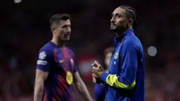 Champions League: Raphinha acusa a los árbitros de "robar" al Barcelona  