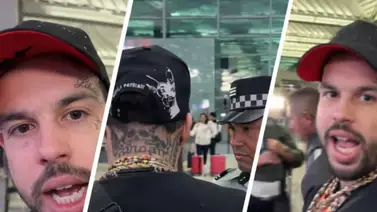 Captan a hijo de Pepe Aguilar fuera de control en el aeropuerto de México Captan a hijo de Pepe Aguilar fuera de control en el aeropuerto de México