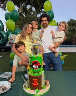 Jonathan Moly celebró el tercer cumpleaños de su hijo Nick Jonathan Moly celebró el tercer cumpleaños de su hijo Nick