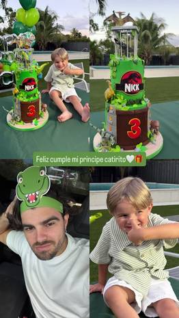 Jonathan Moly celebró el tercer cumpleaños de su hijo Nick Jonathan Moly celebró el tercer cumpleaños de su hijo Nick