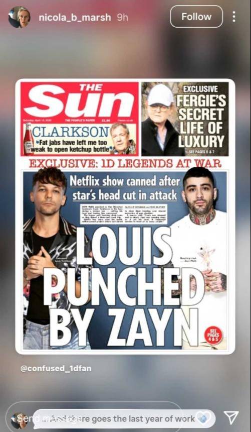 Exintegrantes de One Direction se habrían ido a los golpes durante una grabación