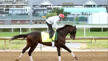 Kentucky Derby: Así fue el trabajo de Chief Wallabee con el Atleta Meridiano en el lomo Kentucky Derby: Así fue el trabajo de Chief Wallabee con el Atleta Meridiano en el lomo