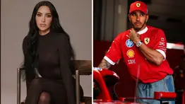 Kim Kardashian y Lewis Hamilton románticos en una escapada a la playa 