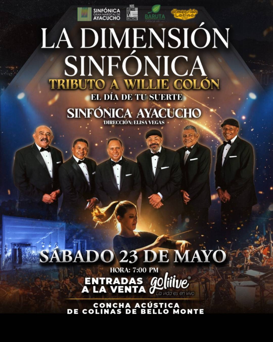 La Dimensión Latina rendirá homenaje a la leyenda de la salsa Willie Colón en Caracas La Dimensión Latina rendirá homenaje a la leyenda de la salsa Willie Colón en Caracas