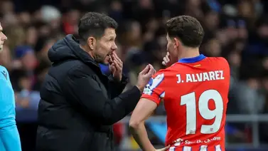 Champions League: Diego Simeone alimenta las dudas sobre el futuro de Julián Álvarez Champions League: Diego Simeone alimenta las dudas sobre el futuro de Julián Álvarez