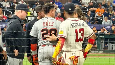Alarma en Detroit: Javier Báez sale en camilla tras una impactante lesión Alarma en Detroit: Javier Báez sale en camilla tras una impactante lesión