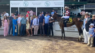 Potro hijo de Caracaro sorprende en primer stakes para dosañeros en Estados Unidos