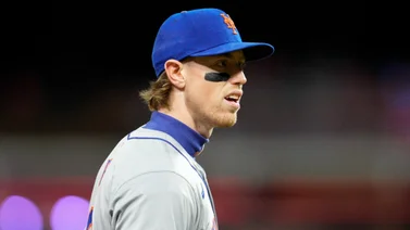MLB: ¿Robo? Umpire de tercera obstaculiza a Brett Baty para que no complete jugada defensiva (+Video)