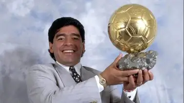 Aparece Balón de Oro perdido de Diego Maradona luego de tres décadas Aparece Balón de Oro perdido de Diego Maradona luego de tres décadas