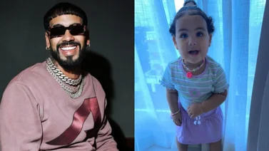 ¡Por fin! Anuel AA pudo ver a su hija Cattleya y así fue el encuentro (+Video)