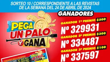 Sorteo Pega un Palo y Gana no deja de dar ganadores cada semana Sorteo Pega un Palo y Gana no deja de dar ganadores cada semana