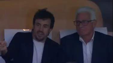 Fernando Alonso se fue ‘corriendo’ a ver el Real Madrid en el Bernabéu Fernando Alonso se fue ‘corriendo’ a ver el Real Madrid en el Bernabéu