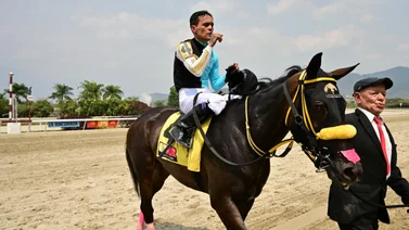 Johan Aranguren seguro de ganar el domingo con este caballo en La Rinconada