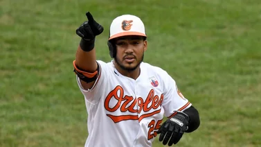 MLB: Así Anthony Santander desaparece la pelota ante Nacionales de Washington