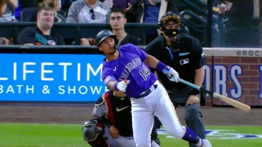 MLB: ¡Sonó poderoso! Ezequiel Tovar volteó el juego con éste cuadrangular