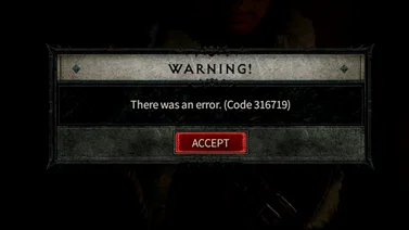 Diablo IV Error Code 316719: ¿Qué lo ocasiona?