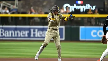 MLB: ¡Modo Regadera! Estos son los números de Luis Arráez  ante los Bravos de Ronald Acuña Jr.   MLB: ¡Modo Regadera! Estos son los números de Luis Arráez  ante los Bravos de Ronald Acuña Jr.